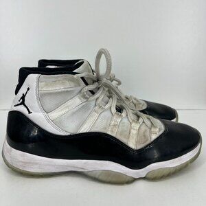 Air Jordan 11 Concord Retro Men's Size 10.5 Black White Sneakers 2018 378037-100